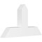 Ekena Millwork Portland Architectural Grade PVC Gable Bracket, 36"W x 21"H x 4"D x 6"F, 14/12 Pitch GBP036X21X0406POR00 - alternate 1